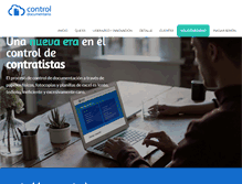 Tablet Screenshot of controldocumentario.com